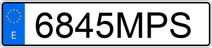 Numer rejestracyjny 6845MPS posiada TOYOTA COROLLA CROSS