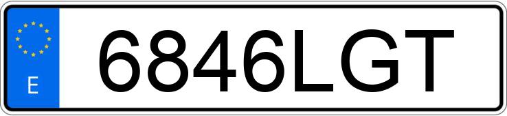 Numer rejestracyjny 6846LGT posiada NISSAN QASHQAI Numer rejestracyjny 6846LGT posiada NISSAN QASHQAI