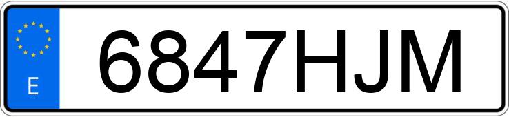 Numer rejestracyjny 6847HJM posiada FORD KA