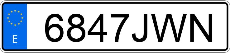 Numer rejestracyjny 6847JWN posiada CITROEN C3