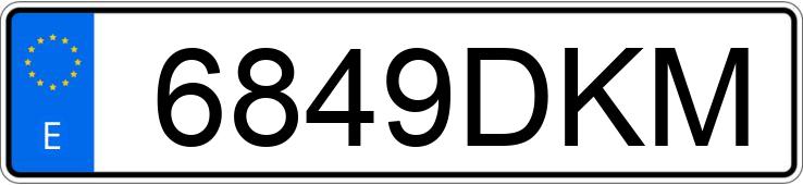 Numer rejestracyjny 6849DKM posiada HYUNDAI GETZ Numer rejestracyjny 6849DKM posiada HYUNDAI GETZ