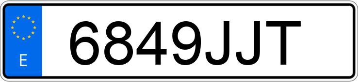 Numer rejestracyjny 6849JJT posiada OPEL ASTRA Numer rejestracyjny 6849JJT posiada OPEL ASTRA