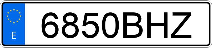 Numer rejestracyjny 6850BHZ posiada NISSAN ALMERA Numer rejestracyjny 6850BHZ posiada NISSAN ALMERA