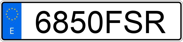 Numer rejestracyjny 6850FSR posiada MERCEDES M (163-164)