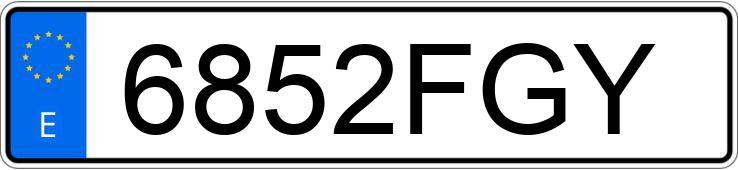 Numer rejestracyjny 6852FGY posiada OPEL MOVANO Numer rejestracyjny 6852FGY posiada OPEL MOVANO