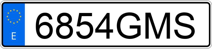 Numer rejestracyjny 6854GMS posiada OPEL TIGRA Numer rejestracyjny 6854GMS posiada OPEL TIGRA