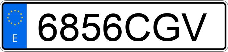 Numer rejestracyjny 6856CGV posiada NISSAN PATROL GR