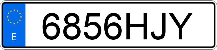 Numer rejestracyjny 6856HJY posiada ASTON MARTIN DBS