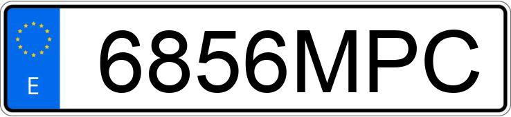 Numer rejestracyjny 6856MPC posiada BMW SERIE 1