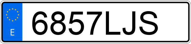 Numer rejestracyjny 6857LJS posiada LEXUS UX 250 H