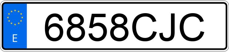 Numer rejestracyjny 6858CJC posiada RENAULT CLIO