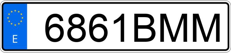 Numer rejestracyjny 6861BMM posiada MERCEDES CLK (208-209)