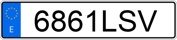 Numer rejestracyjny 6861LSV posiada KIA STONIC