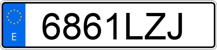 Numer rejestracyjny 6861LZJ posiada TOYOTA C-HR 125H ADVANCE