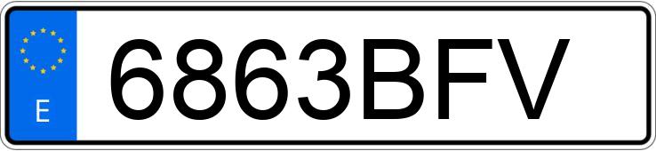 Numer rejestracyjny 6863BFV posiada MERCEDES CLK (208-209) Numer rejestracyjny 6863BFV posiada MERCEDES CLK (208-209)