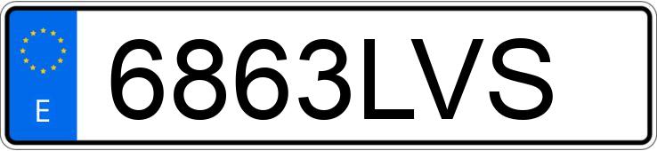 Numer rejestracyjny 6863LVS posiada BMW F 900