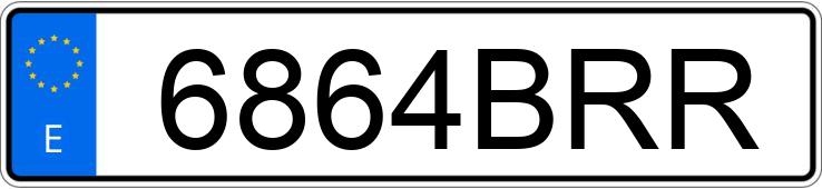 Numer rejestracyjny 6864BRR posiada MINI MINI Numer rejestracyjny 6864BRR posiada MINI MINI