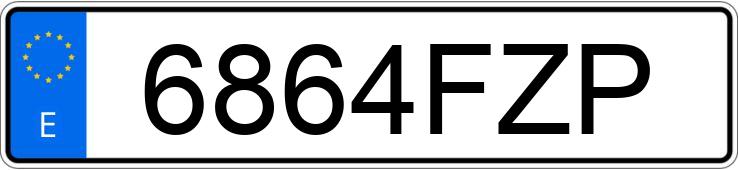 Numer rejestracyjny 6864FZP posiada IVECO EUROTRAKKER CURSOR