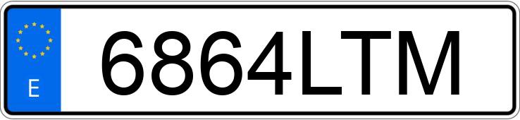 Numer rejestracyjny 6864LTM posiada SKODA KAROQ Numer rejestracyjny 6864LTM posiada SKODA KAROQ