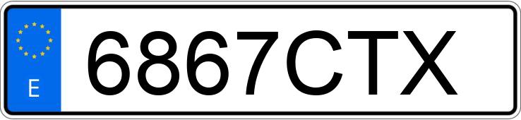 Numer rejestracyjny 6867CTX posiada HONDA ACCORD Numer rejestracyjny 6867CTX posiada HONDA ACCORD