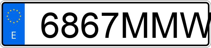 Numer rejestracyjny 6867MMW posiada KIA SPORTAGE Numer rejestracyjny 6867MMW posiada KIA SPORTAGE