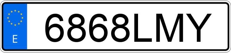 Numer rejestracyjny 6868LMY posiada KIA STONIC 1.2 DPI DRIVE Numer rejestracyjny 6868LMY posiada KIA STONIC 1.2 DPI DRIVE