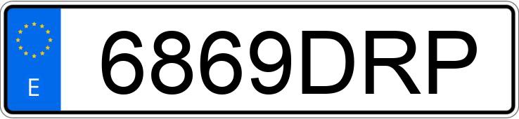 Numer rejestracyjny 6869DRP posiada MERCEDES S (220-221)