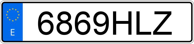 Numer rejestracyjny 6869HLZ posiada MAZDA MAZDA3 Numer rejestracyjny 6869HLZ posiada MAZDA MAZDA3