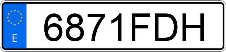 Registreringsnummeret 6871FDH har BMW SERIE 3 Registreringsnummeret 6871FDH har BMW SERIE 3