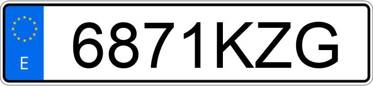 Numer rejestracyjny 6871KZG posiada AUDI A3 30 TDI S-LINE