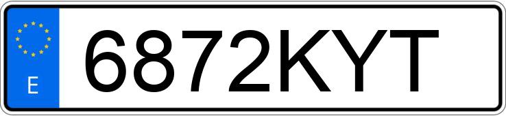 Numer rejestracyjny 6872KYT posiada PEUGEOT 3008 Numer rejestracyjny 6872KYT posiada PEUGEOT 3008