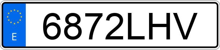 Numer rejestracyjny 6872LHV posiada CITROEN JUMPY