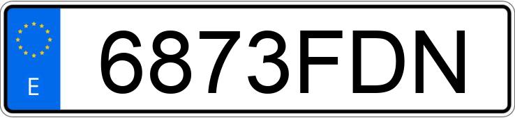 Numer rejestracyjny 6873FDN posiada BMW SERIE 3