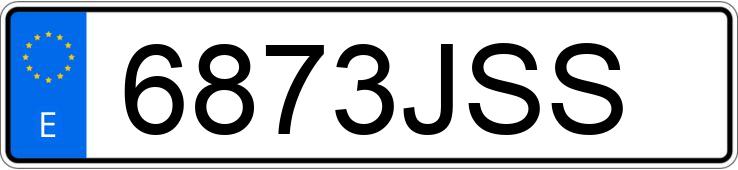 Numer rejestracyjny 6873JSS posiada OPEL ASTRA