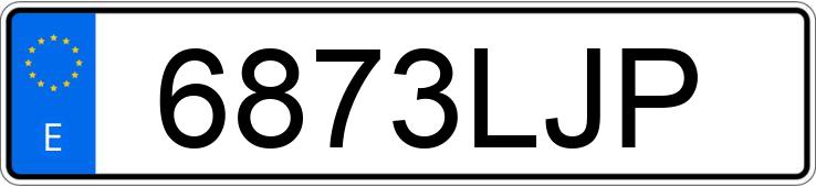 Numer rejestracyjny 6873LJP posiada SEAT ATECA