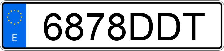 Numer rejestracyjny 6878DDT posiada NISSAN X-TRAIL