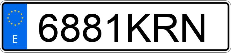 Numer rejestracyjny 6881KRN posiada BMW SERIE 2 Numer rejestracyjny 6881KRN posiada BMW SERIE 2