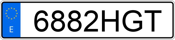 Numer rejestracyjny 6882HGT posiada NISSAN QASHQAI Numer rejestracyjny 6882HGT posiada NISSAN QASHQAI