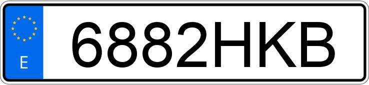 Numer rejestracyjny 6882HKB posiada NISSAN ATLEON