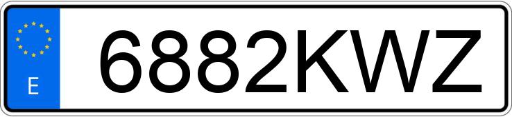 Numer rejestracyjny 6882KWZ posiada CITROEN C4 CACTUS