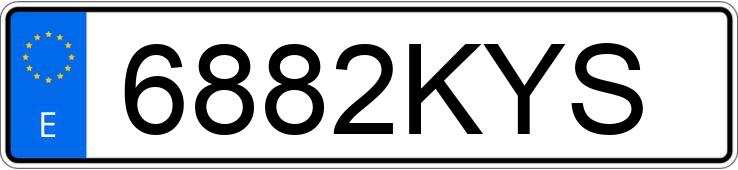 Numer rejestracyjny 6882KYS posiada CHEVROLET-GM CAMARO Numer rejestracyjny 6882KYS posiada CHEVROLET-GM CAMARO