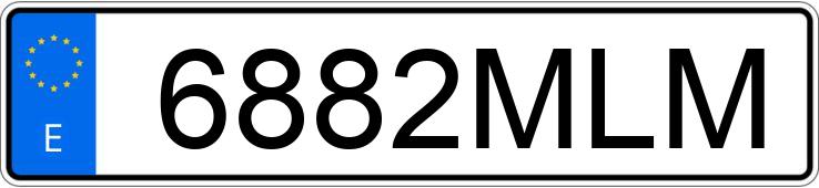 Numer rejestracyjny 6882MLM posiada MERCEDES CLA (118)