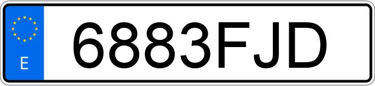 Numer rejestracyjny 6883FJD posiada LAND ROVER FREELANDER