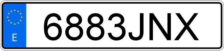 Numer rejestracyjny 6883JNX posiada SEAT IBIZA Numer rejestracyjny 6883JNX posiada SEAT IBIZA