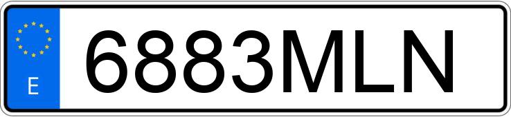 Numer rejestracyjny 6883MLN posiada VOLKSWAGEN GOLF Numer rejestracyjny 6883MLN posiada VOLKSWAGEN GOLF