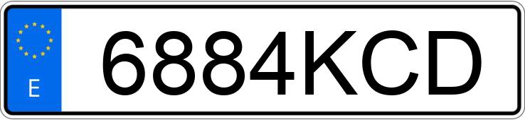 Registreringsnummeret 6884KCD har CITROEN C4 1.6BLUEHDI 100 FEEL