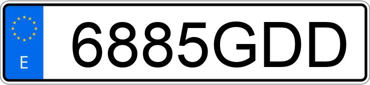 Numer rejestracyjny 6885GDD posiada RENAULT CLIO Numer rejestracyjny 6885GDD posiada RENAULT CLIO