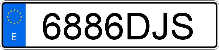 Numer rejestracyjny 6886DJS posiada SEAT ALTEA