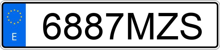 Numer rejestracyjny 6887MZS posiada BMW X1