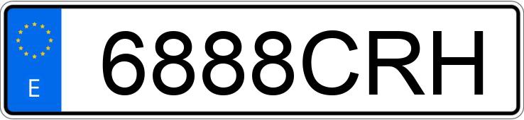 Numer rejestracyjny 6888CRH posiada BMW SERIE 5 Numer rejestracyjny 6888CRH posiada BMW SERIE 5